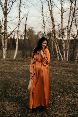 Inspired Gown - Rust